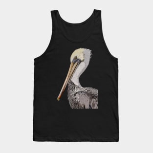 Brown pelican Tank Top